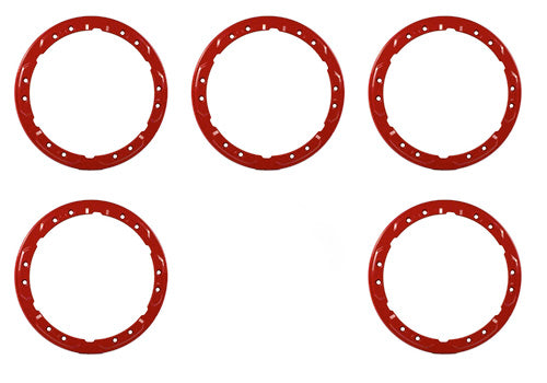 Ford Performance - Bronco Beadlock Trim Ring Kit - Red - M-1021K-BLR