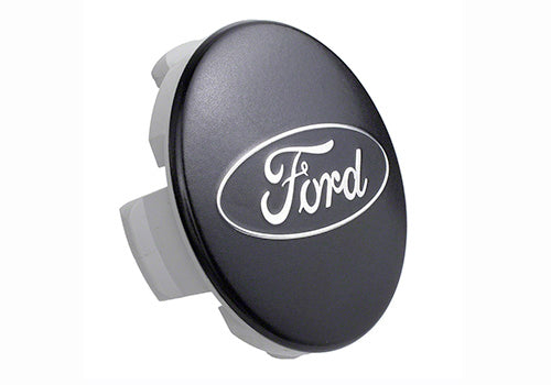 Ford Performance - Ford Car Black and Chrome Wheel Center Cap Kit-satin - M-1096K-BCS
