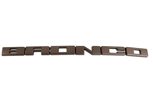 Ford Performance - Bronco Grille Lettering Overlay Kit- Bronze - M-1447-BLBR