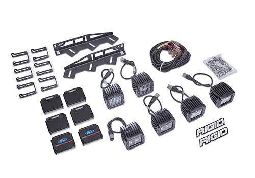 Ford Performance - Ford Performance Parts by Rigid® F-150 Raptor Off-road Fog Light Kit - M-15200-RFL