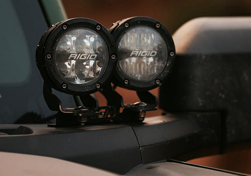 Ford Performance - Ford Performance Parts by Rigid® Bronco Dual Mirror Mounted Off-road Lights - M-15200K-BDML