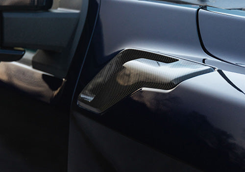 Ford Performance - F-150 Raptor Carbon Fiber Fender Vent Set - Gloss - M-16026-FG