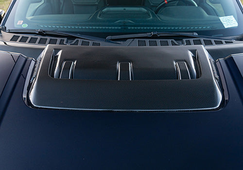 Ford Performance - F-150 Raptor Carbon Fiber Hood Vent & Trim - Gloss - M-16628-FG