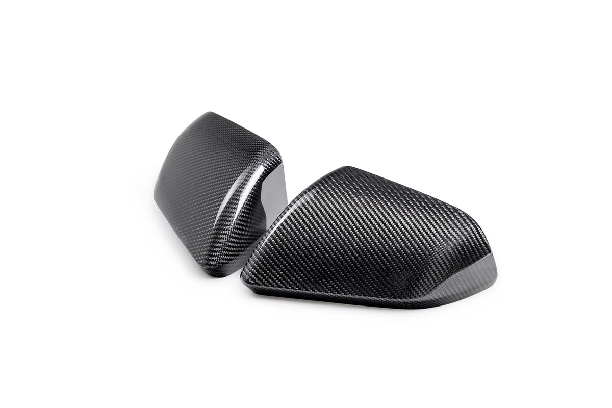 Ford Performance Mustang Carbon Fiber Mirror Skull Caps-gloss - M-17740-MG (FRPM-17740-MG)
