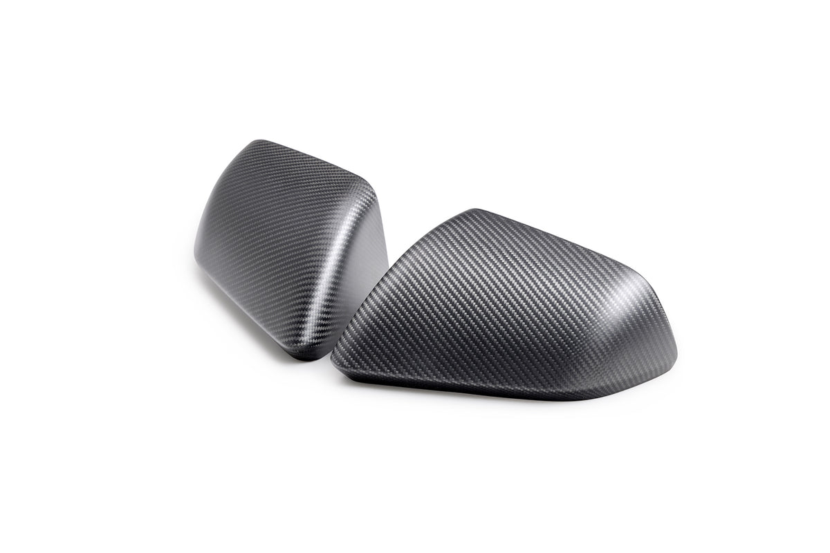 Ford Performance Mustang Carbon Fiber Mirror Skull Caps-matte - M-17740-MM (FRPM-17740-MM)