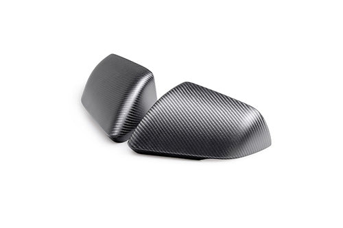 Ford Performance - Mustang Carbon Fiber Mirror Skull Caps W/turn - Matte - M-17740-MTM