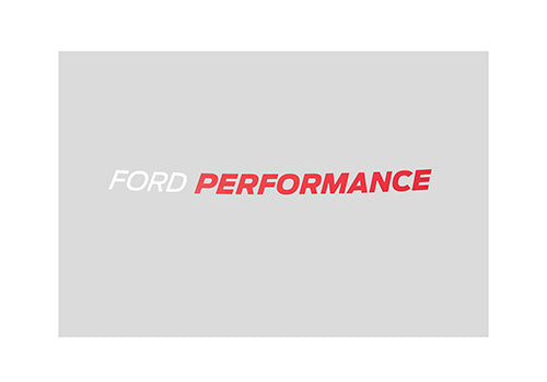 Ford Performance - Ford Performance F-series Windshield Banner - White/red - M-1820-WR