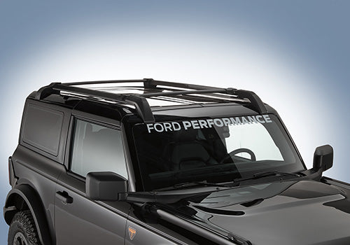 Ford Performance - Ford Performance Bronco Windshield Banner - Silver - M-1820-BRS