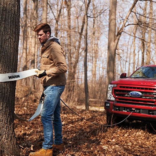 Ford Racing 23-24 Super Duty Ford Performance Parts/Warn Winch Kit - M-1821-TW