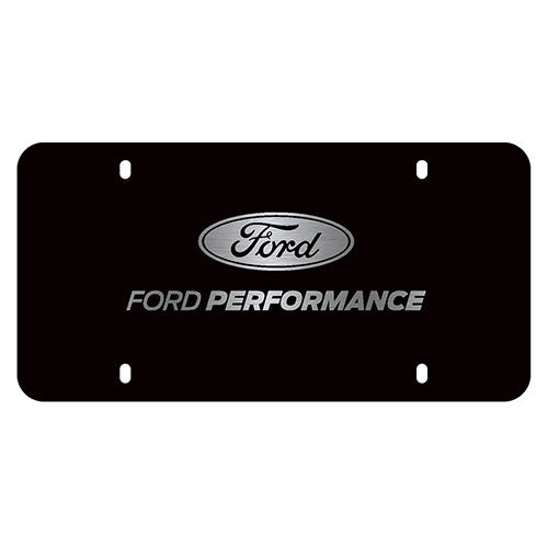 Ford Performance - Ford Performance Black Stainless Steel Marque Plate - M-1828-LB