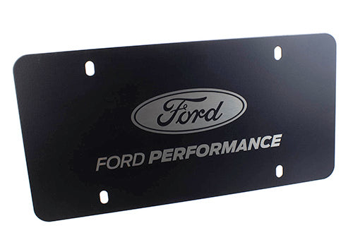 Ford Performance - Ford Performance Black Stainless Steel Marque Plate - M-1828-LB