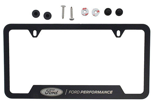 Ford Performance - Ford Performance License Plate Frame-black Stainless Steel - M-1828-SS304BK