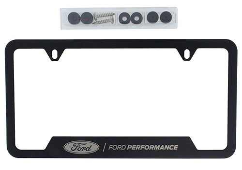Ford Performance - Ford Performance License Plate Frame-black Stainless Steel - M-1828-SS304BK