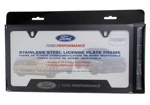 Ford Performance - Ford Performance License Plate Frame-black Stainless Steel - M-1828-SS304BK