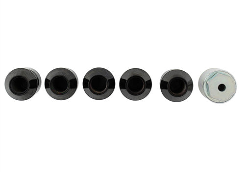 Ford Performance - M14 X 1.5 Black Security Lug Nut Kit (5) - M-1A043-A5