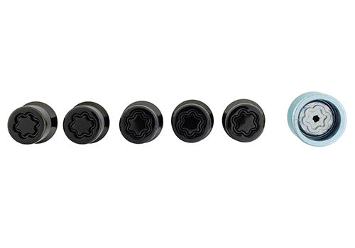Ford Performance - M12x1.5 Black Security Lug Nut Kit (5) - M-1A043-B5