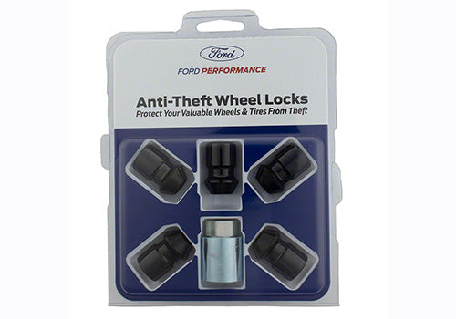 Ford Performance - M12x1.5 Black Security Lug Nut Kit (5) - M-1A043-B5