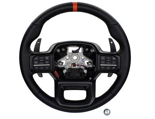 Ford Performance - 2021-2024 F-150 Raptor Steering Wheel Kit - Black - M-3600-F15B
