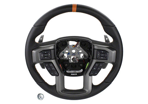 Ford Performance - 2015-2018 F-150 Raptor Performance Steering Wheel Kit- Orange Sightline - M-3600-F15ROR