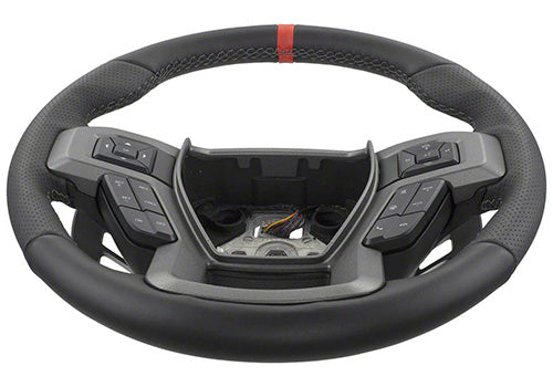 Ford Performance - 2015-2018 F-150 Raptor Performance Steering Wheel Kit- Red Sightline - M-3600-F15RRD