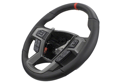 Ford Performance - 2015-2018 F-150 Raptor Performance Steering Wheel Kit- Red Sightline - M-3600-F15RRD