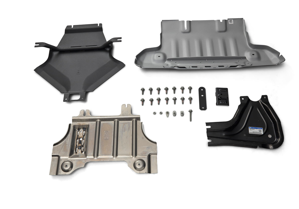Ford Performance Bronco Raptor Skid Plate Kit - M-5018-BR4 — alternate view (FRPM-5018-BR4)