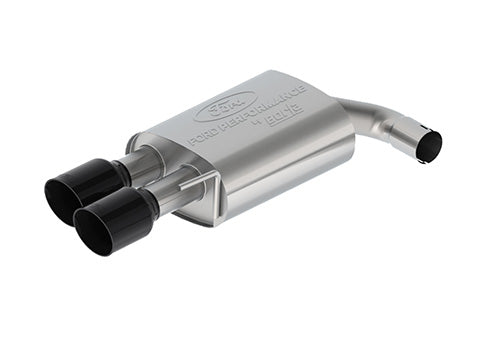 Ford Racing 2024 Mustang 2.3L Extreme Non-Active Cat-Back Exhaust w/GT Valance - Black Tip - M-5200-M2EBV
