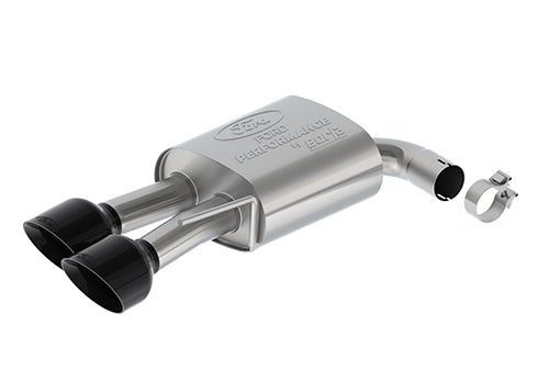 Ford Racing 2024 Mustang 5.0L Extreme Non-Active Cat-Back Exhaust w/Valance - Black Tip - M-5200-M5EBV