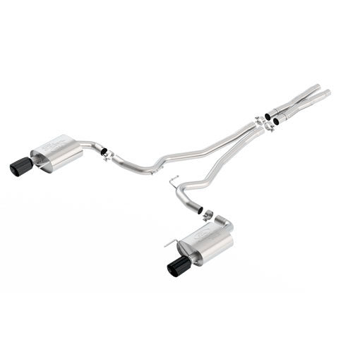 Ford Performance - 2015-2017 Mustang Gt 5.0l Cat Back Sport Exhaust System - Black Chrome Tips - M-5200-M8SB
