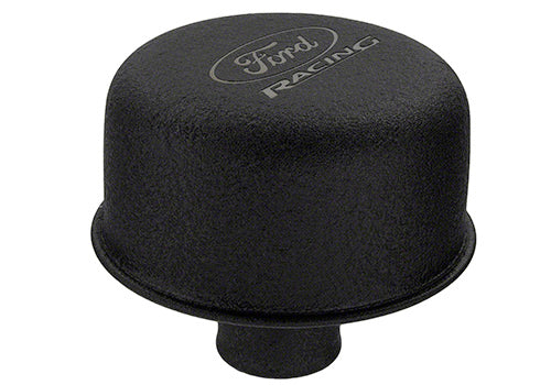 Ford Performance - Black Breather Cap W/ Ford Racing Logo - M-6766-FRNVBK