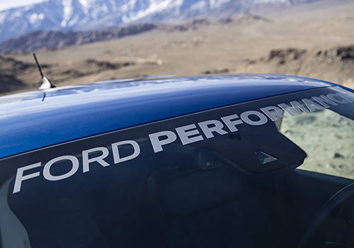 Ford Performance - Ford Performance Ranger Windshield Banner - Silver - M-1820-RGS