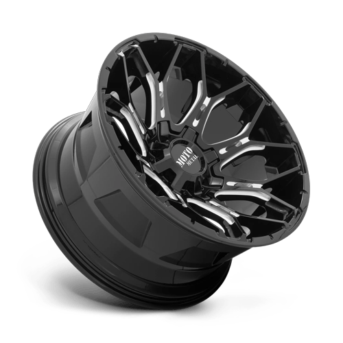 Moto Metal Mo808 Sniper 20X9 8X170 +0MM Gloss Black Milled