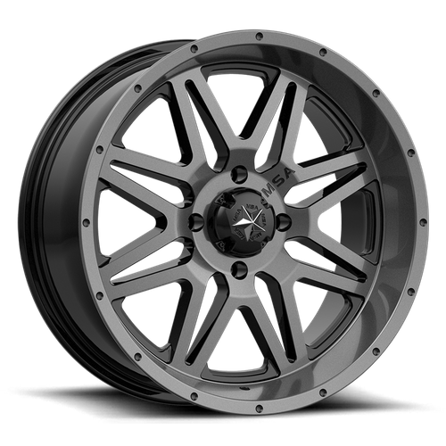 MSA Offroad Wheels M26 Vibe Utv 14X7 4X137 +0MM Dark Tint