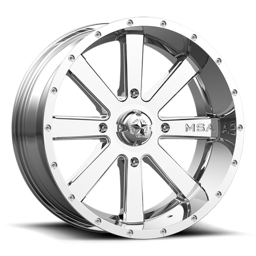 MSA Offroad Wheels M34 Flash Utv 20X7 4X156 +0MM Chrome