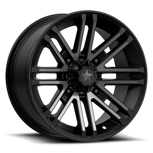 MSA Offroad Wheels M40 Rogue Utv 15X7 4X156 +10MM Satin Black W/ Titanium Tint