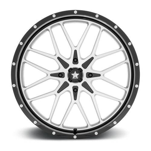 MSA Offroad Wheels M45 Portal Utv 24X7 4X156 +0MM Gloss Black Machined