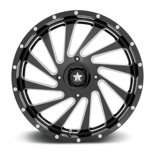 MSA Offroad Wheels M46 Blade Utv 20X7 4X110 +0MM Gloss Black Milled