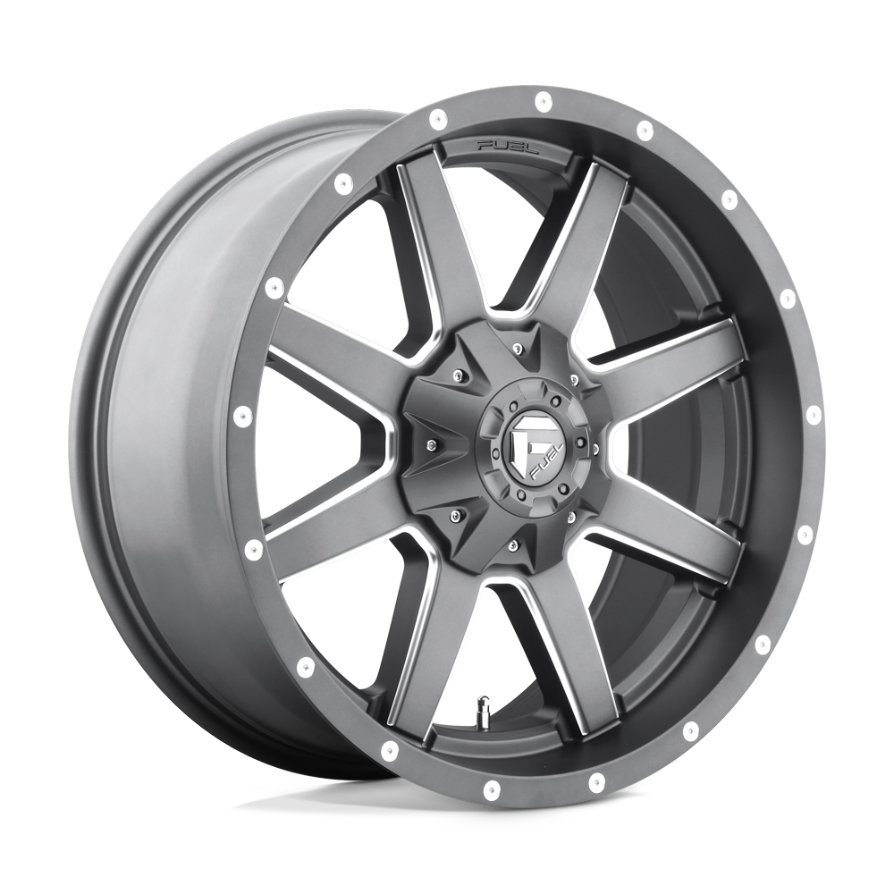 Fuel Off-Road D542 20X9 Matte Gunmetal Milled 5x139.7/150 +1mm