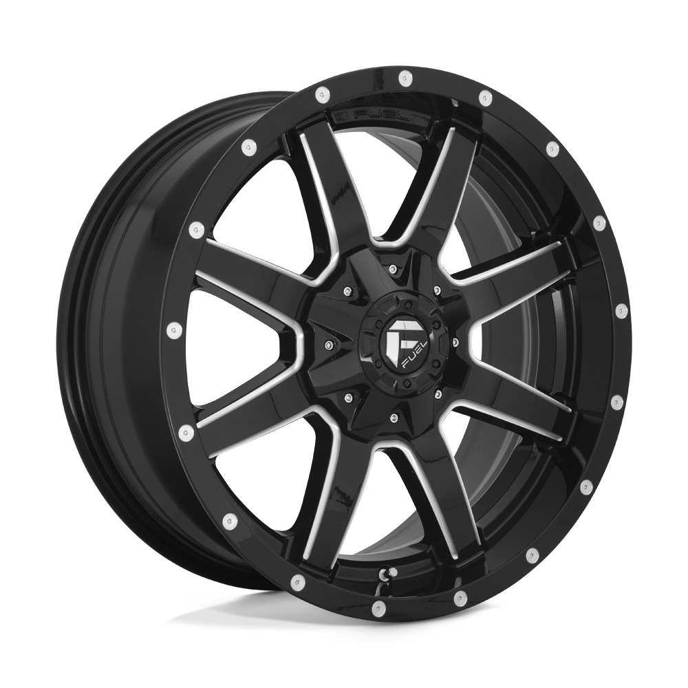 Fuel Off-Road D610 20X10 Gloss Black Milled 5x127/135 -18mm