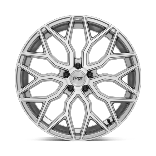 Niche 1PC M265 Mazzanti 20X10.5 5X112 +40MM Anthracite Brushed