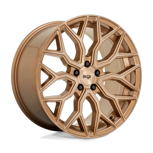 Niche 1PC M263 Mazzanti 22X10 5X120 +30MM Bronze Brushed