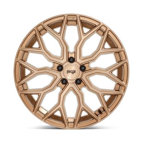 Niche 1PC M263 Mazzanti 22X10 5X120 +30MM Bronze Brushed