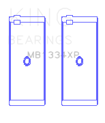 King Engine Bearings Kawasaki ZX-14R (2012-) #1/3/5 (Size STD) Main Bearing Set - MB1334XPSTD-1