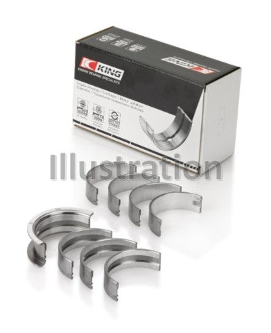 King Engine Bearings Gmc 2.8L/3.4L V6 173Ci/207Ci (Size +0.25mm) Main Bearing Set - MB4080SI0.25