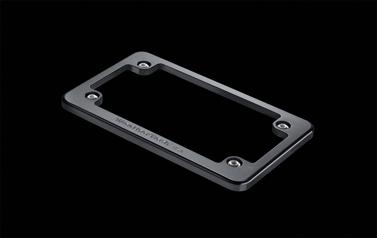 Weathertech - Billet License Plate Frame - Black - 8ALPF1