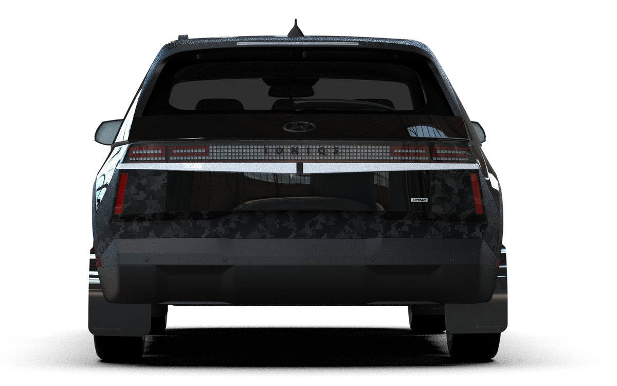 Rally Armor 2025 Hyundai Ioniq 5 XRT Black Mud Flap Black Logo - MF127-UR-BLK-MBK