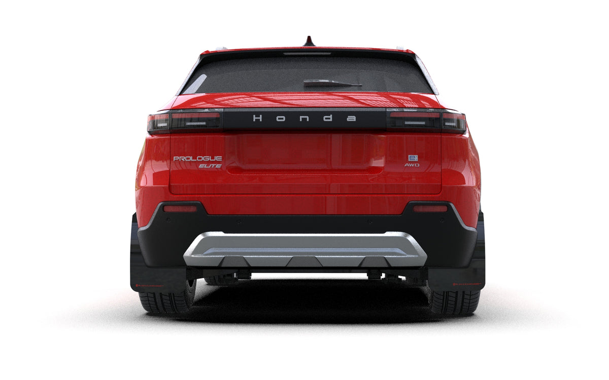 Rally Armor 24-25 Honda Prologue Black Mud Flap - Red Logo - MF144-UR-BLK-RD