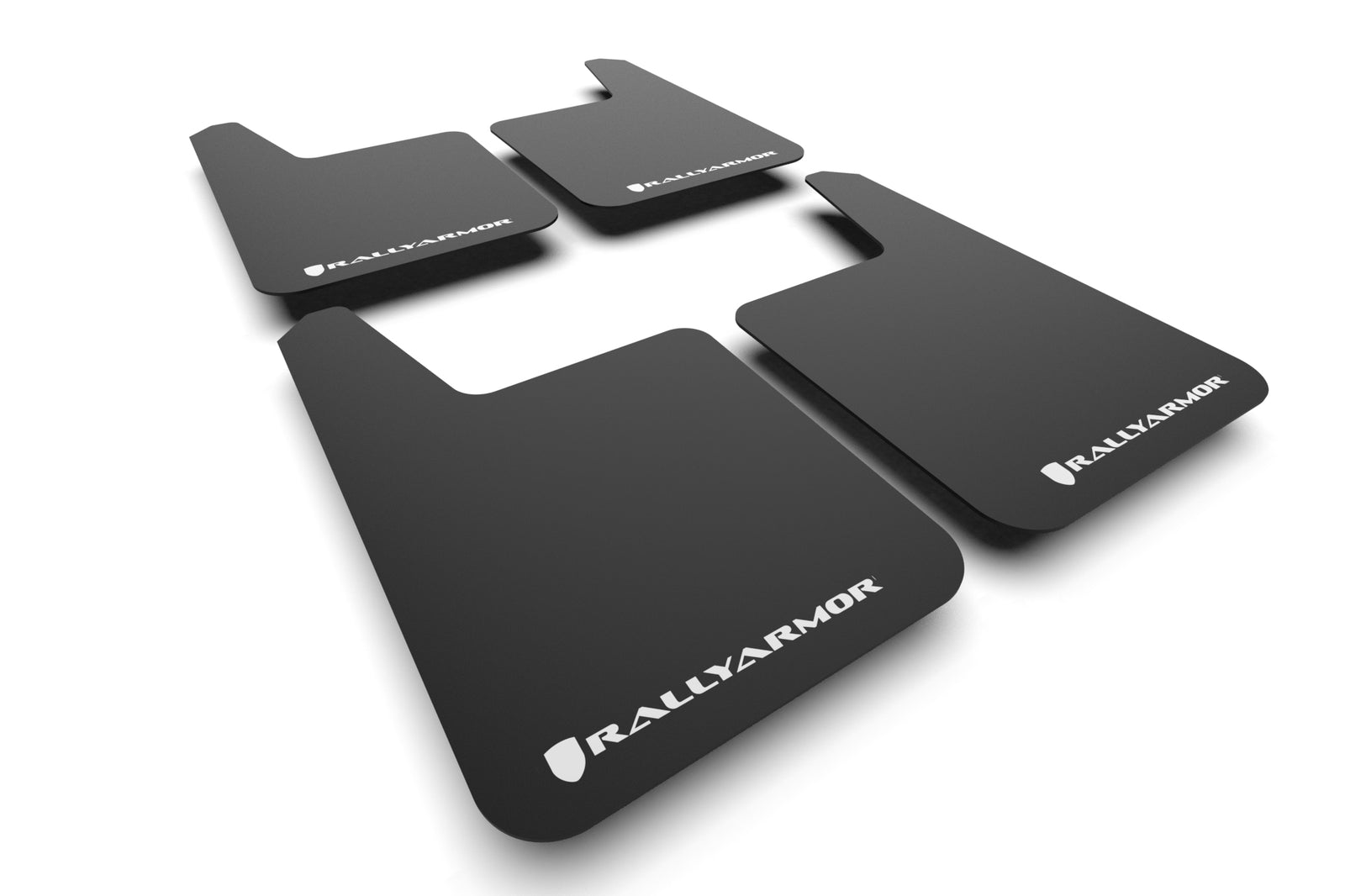 Rally Armor Universal Basic Plus w/ White Logo - MF20-BAS-WH by Rally Armor - front view