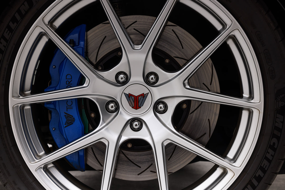 DBA 09+ Nissan 370Z Sport / Infiniti G37 Sport Front Drilled & Slotted 5000 Series 2 Piece Rotors - DBA52314BLKXS