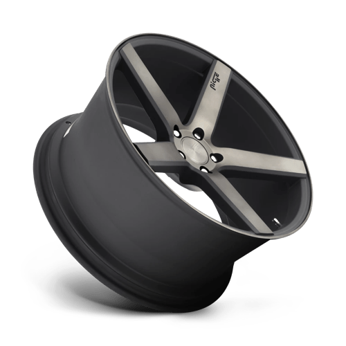 Niche 1PC M134 Milan 19X8.5 5X114.3 +35MM Matte Black Ddt Machined